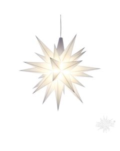 Herrnhuter Stern weiss ca. 13 cm mit LED  